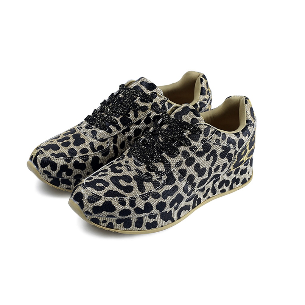 Women Sneakers Shoes Woman Leopard Shoes Zapatos De Mujer Feminino Increased Sneakers Trainers Women Baskets Femme