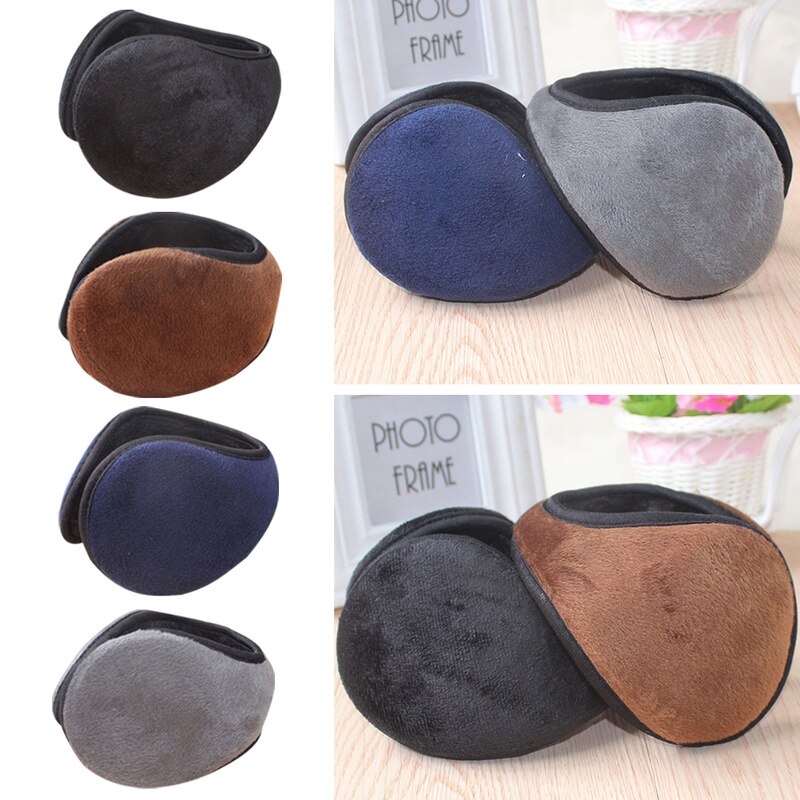 Cache-Oreilles D'Hiver Unisexe LUOEM En Peluche Douce - Chaud Et Pliable Anti-Froid Pour Femme Et Homme
