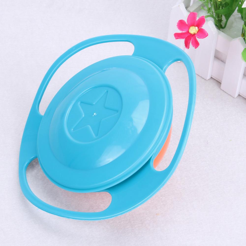 Baby Feeding Learning Dishes Baby Bowl anti spill bowl Assist Toddler Baby Food Dinnerware Kids Eating Train Gyro Bowl