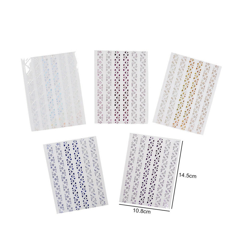 YaMinSanNiO 78pcs/sheet Gold Stamped Transparent C... – Vicedeal
