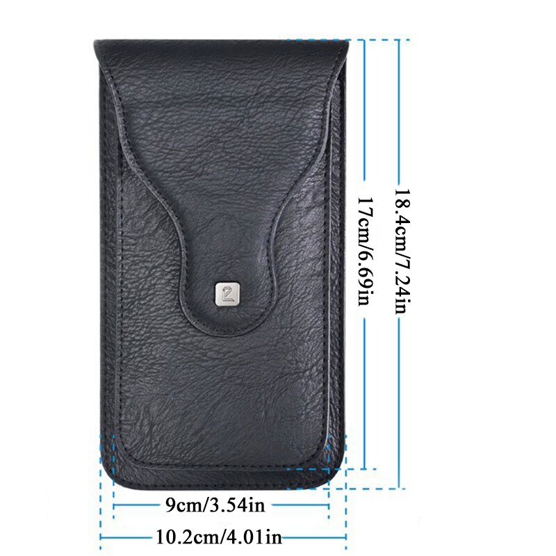 Belt Clip Holster Case Voor Telefoon Mobiele Telefoon Zak 2 Pouchs Voor Samsung Note 10Plus 9 8 Voor Iphone 11 Pro Max Xs