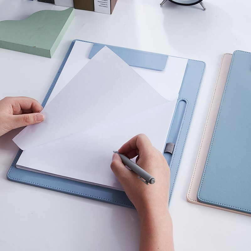 Colors Thicken Clipboard A4 Paper Tablet Office Supplies Paper Holder Strong Magentic Clip Writing Board