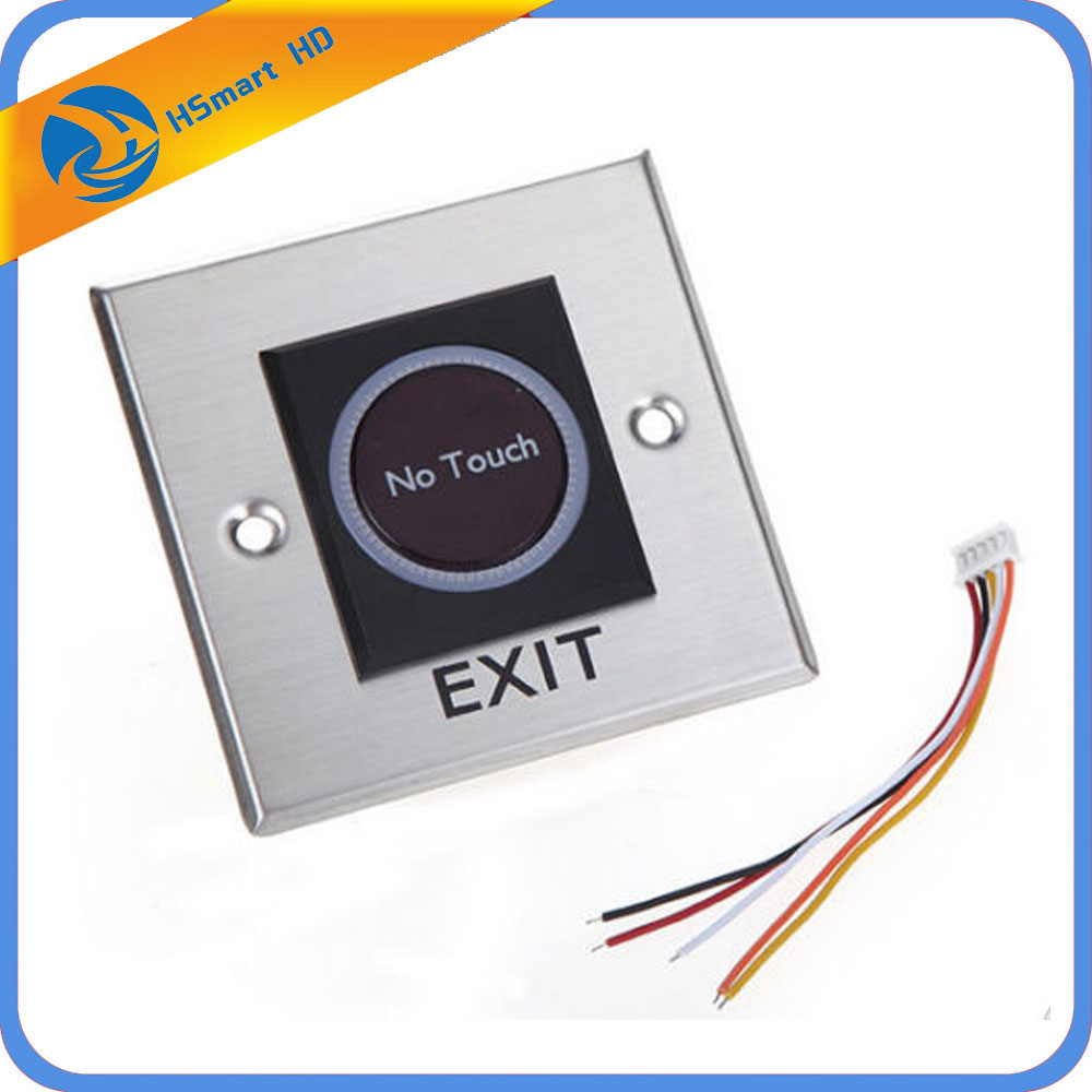 Infrarood Sensor Switch No Touch Contactless Ontgrendeling Exit Met LED Indicatie Voor Thuis Toegangscontrole