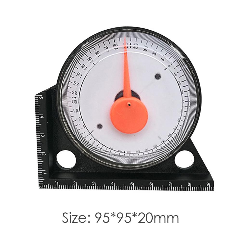 Durable Slope Inclinometer Delicate Texture Wood Tile Brickwork Horizontal Angle Gauge Pointer Inclinometer w/Magnetic Base