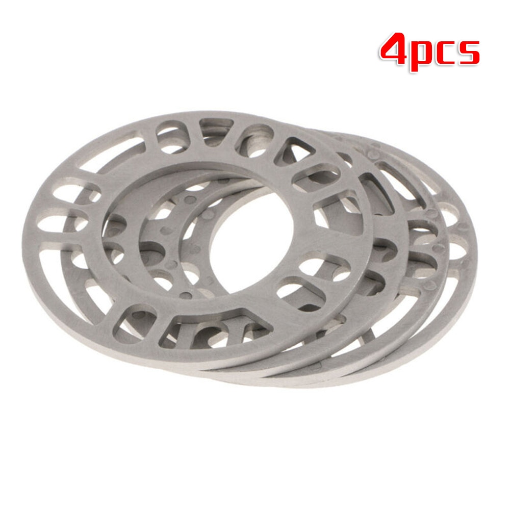 Arandela de rueda de cuña 4 Uds. Adaptador espaciador de rueda Universal de aluminio autoparte