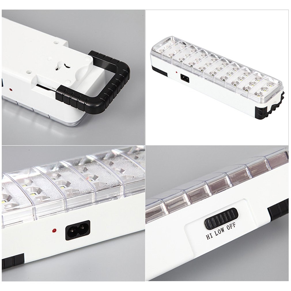 Multifunctionele Oplaadbare Led Noodverlichting Huis Winkelcentrum Outdoor Camping Licht Grote Capaciteit Batterij