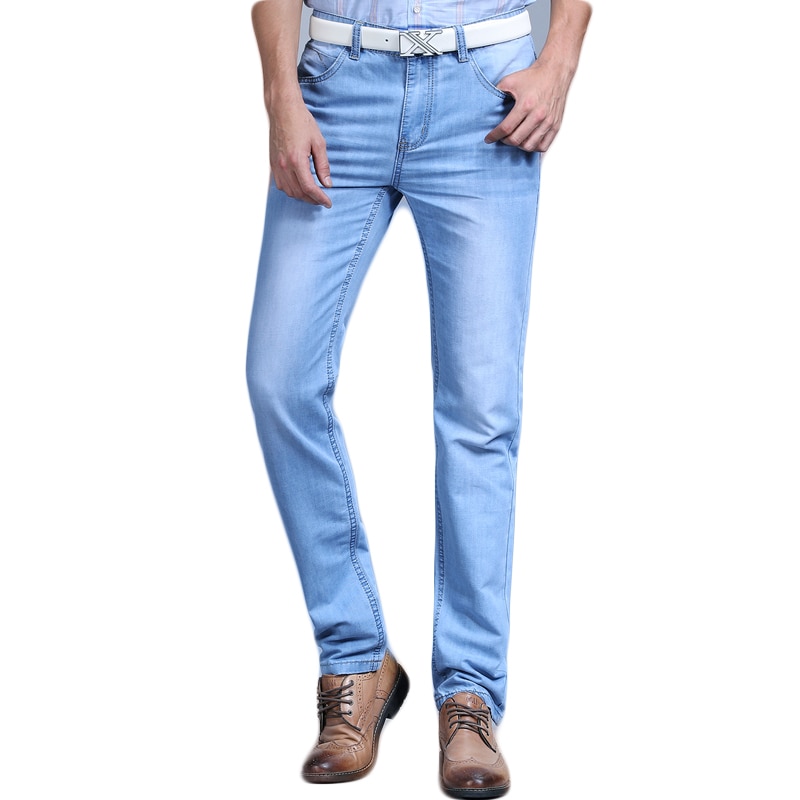 Grote lente zomer jeans utr dunne heren jeans herenbroeken kledingmerk