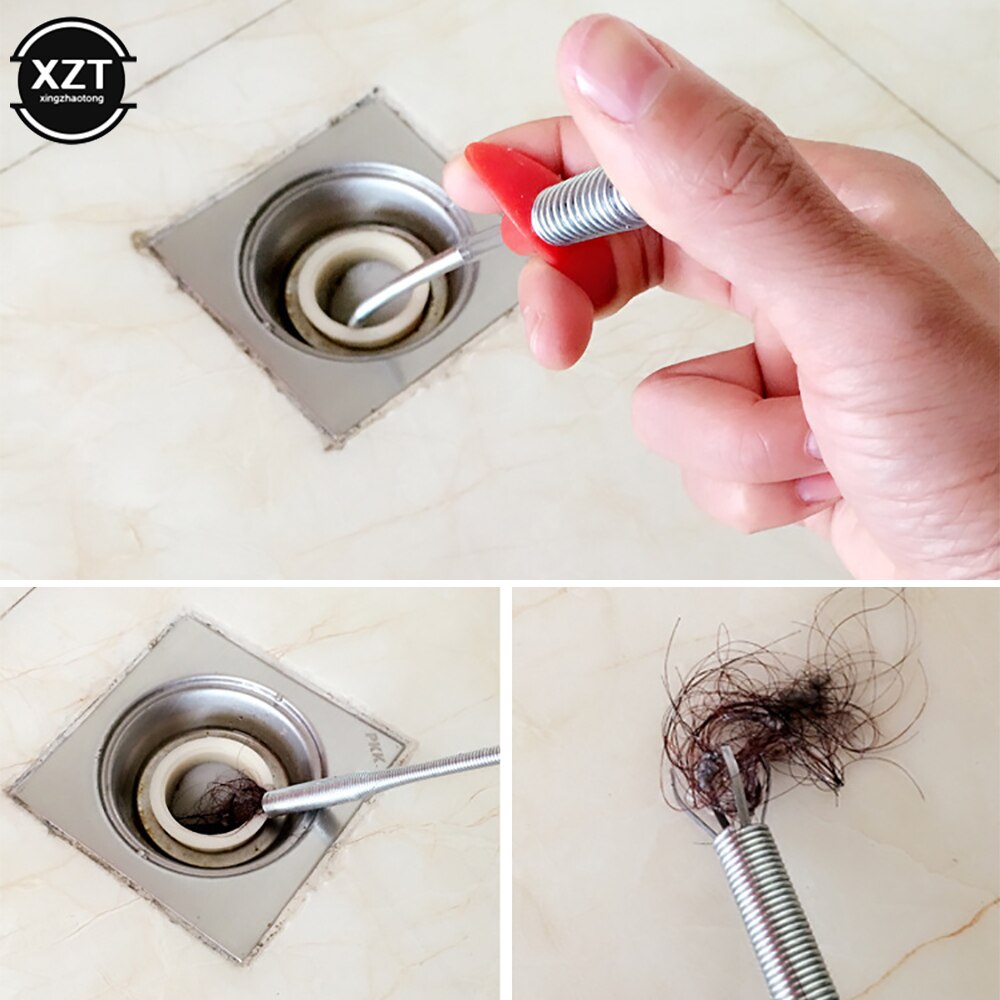 Garra de limpieza multifuncional, herramientas de limpieza de fregadero de cocina, removedor de zueco de pelo, grabador para desagües de ducha, lavabo de baño