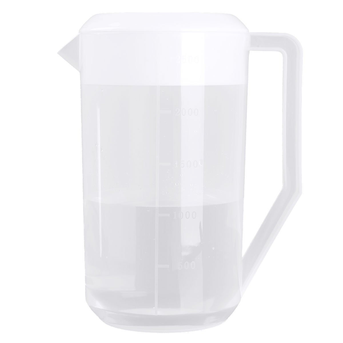 2500ml stor kapacitet kall vattenkokare kök hem vätskebehållare giftfri plast mätning vatten kanna flaska mjölk te kanna
