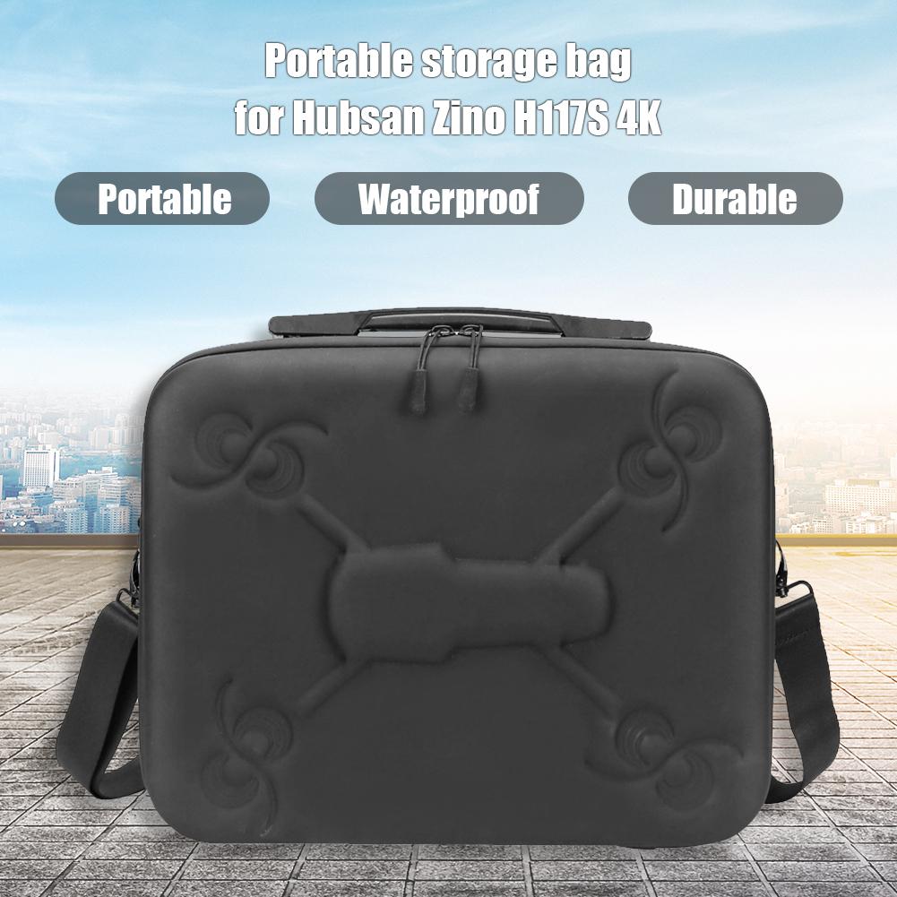 Hard Shell Shoulder Bag Handbag Storage Box Pouch for Hubsan Zino H117S 4K Drone Hole Position More Convenient to Take