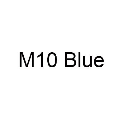 M4/m6/m8/m10/m12 motorcykel galvaniseret blå guldmøtrikmøtrik 304 skruer i rustfrit stål bolthovedbolte møtrikker drejelås: M10 blå møtrik