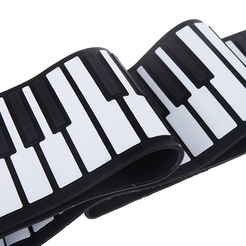 Teclado electrónico de Piano con 88 teclas enrolladas, Piano Flexible de silicona + Pedal de apoyo MIDI con altavoz fuerte, de cumpleaños para niños