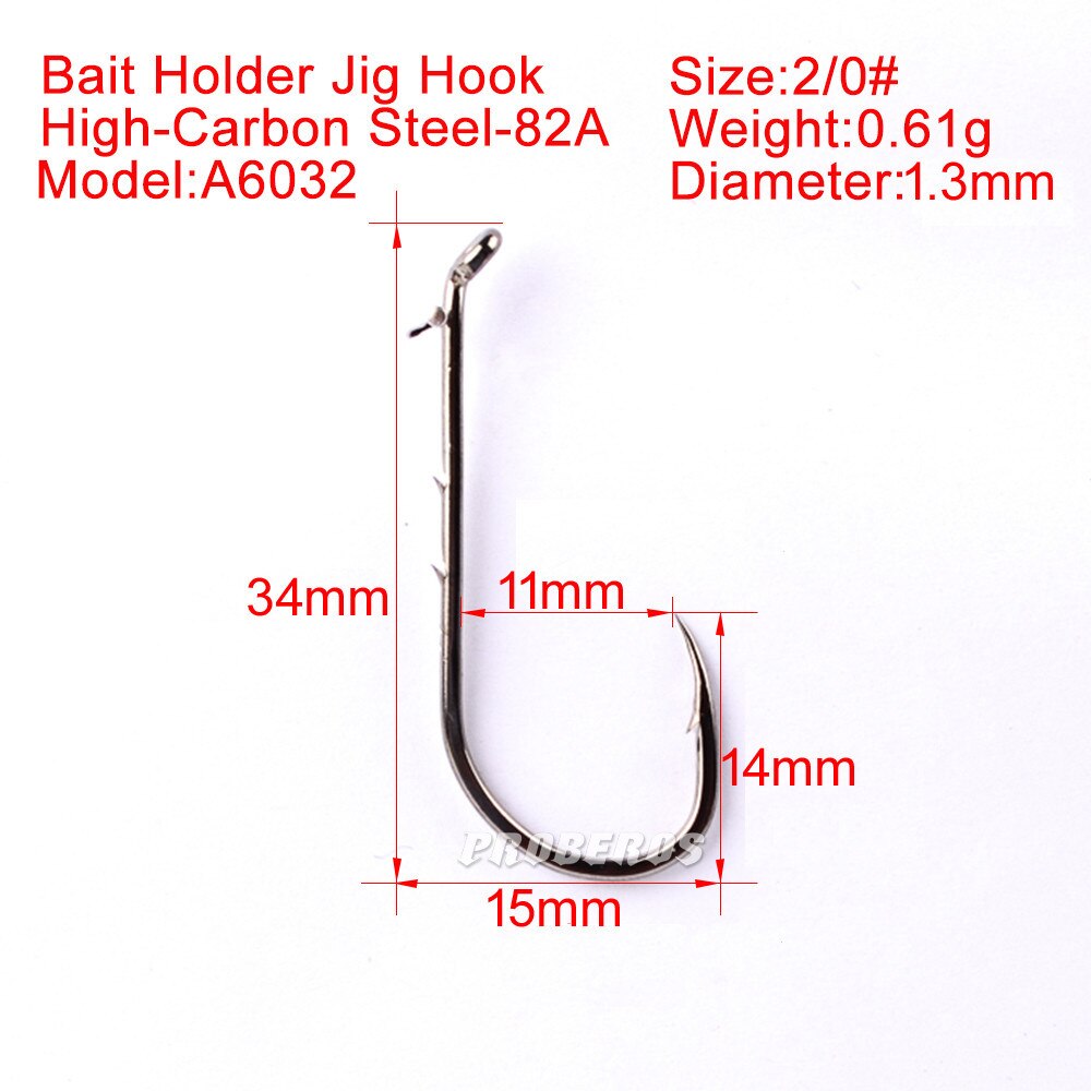 10pcs Barbed high carbon steel single hook Bait HookBarbed Fishing Hooks Sea Worm sofe lures Single Hook Set Fishing: C