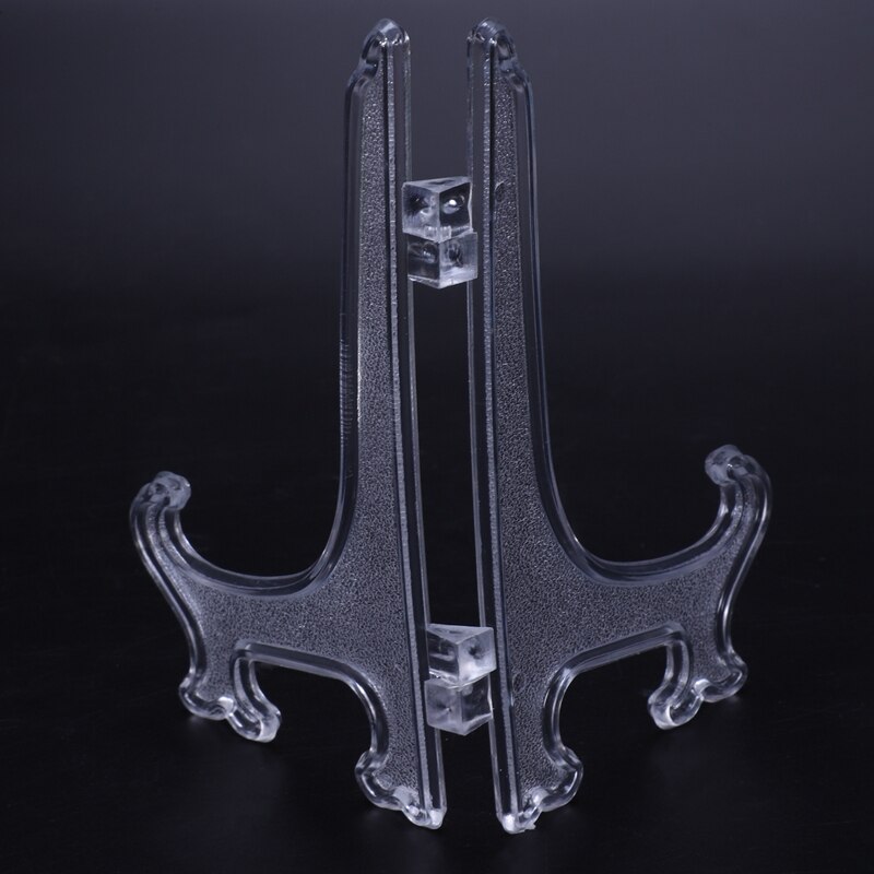 4X porte-vaisselle porte-vaisselle support à vaisselle pour photos 12.5*7.5cm transparent