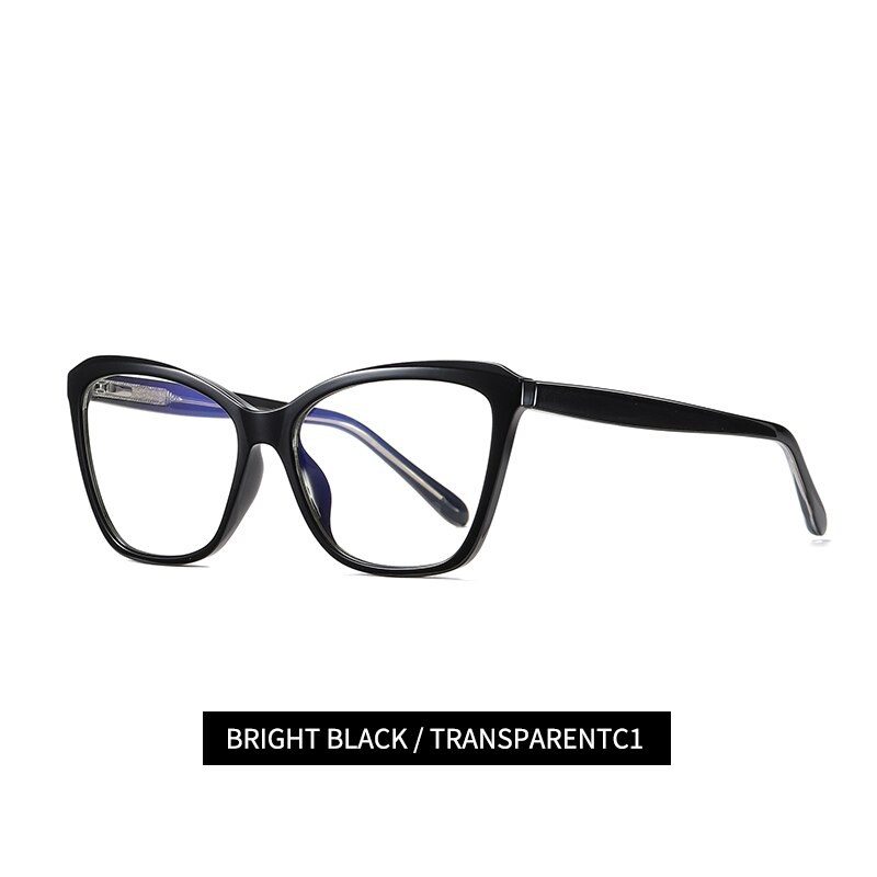 Vcka Tr90 Women S Glasses Frame Cat Eye Transparen Grandado