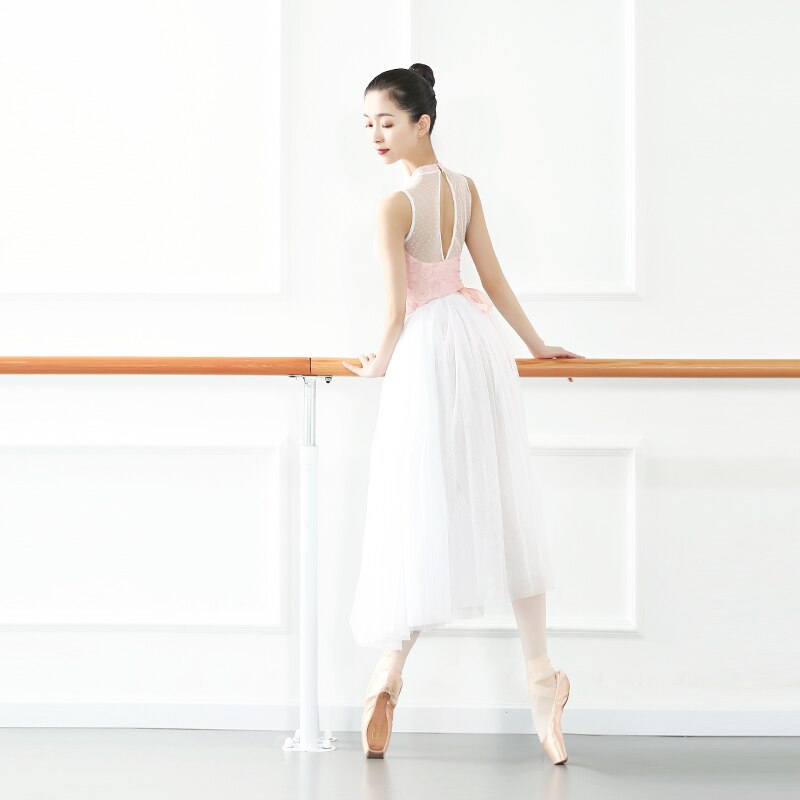 Ballet Leotard Women Floral Dance Leotard Adult Gymnastic Leotard Ballerina Dot Mesh Back Ballet Leotards for Women Tank Leotard