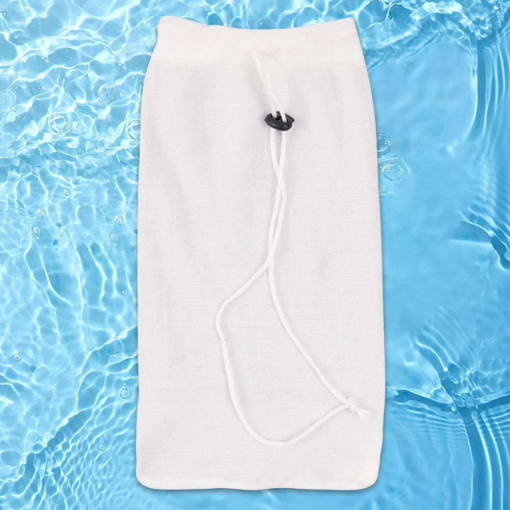 Pool Filter Socks 4/10/15 Stk - Genanvendelige med Snor - Rengør Affald og Blade til Nedgravede & Overjordiske Pools