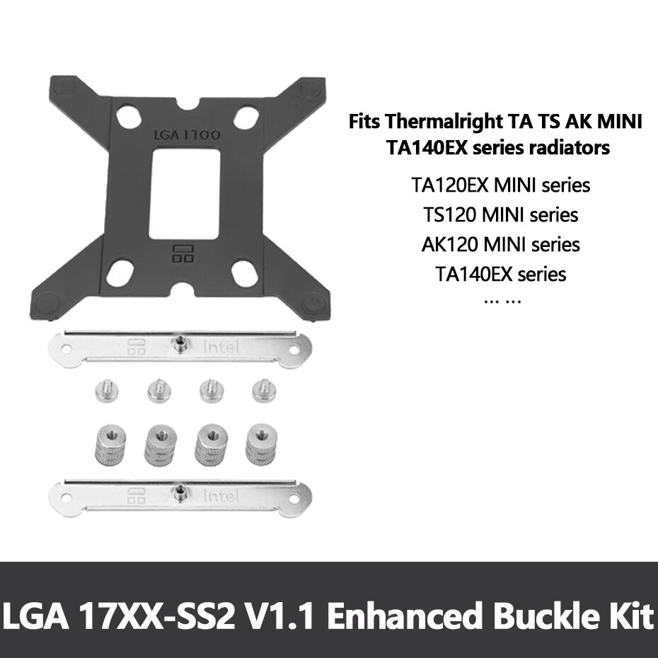 Thermalright – kit de radiateur de refroidissement à eau, plaque arrière de montage, Intel LGA1700 LGA17XX-SS2/LGA17XX-SS2 V1.1, série MINI: LGA17XX-SS2 V1.1