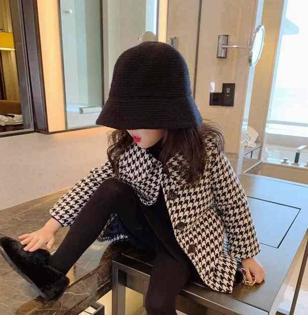 Delle ragazze di lana bavero del cappotto della principessa di modo del cappotto del cotone