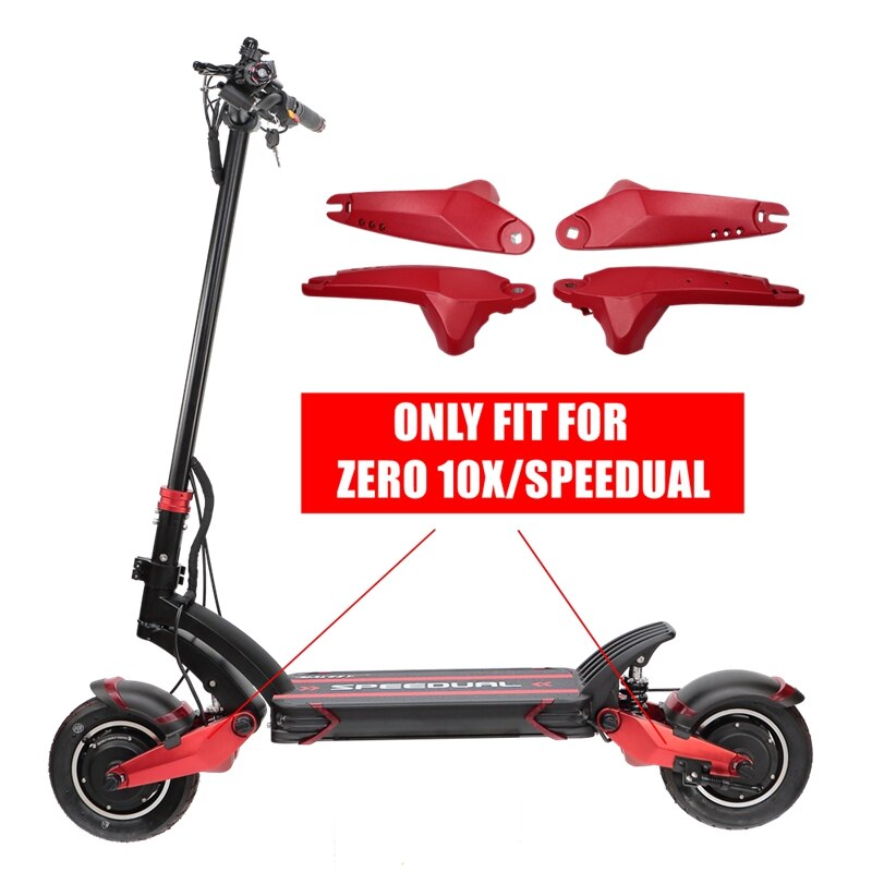 Braço dianteiro & braço traseiro para speeduplo mini plus & zero 8x 10x 11x scooter elétrico peças de reposição originais garfo dianteiro braço oscilante traseiro