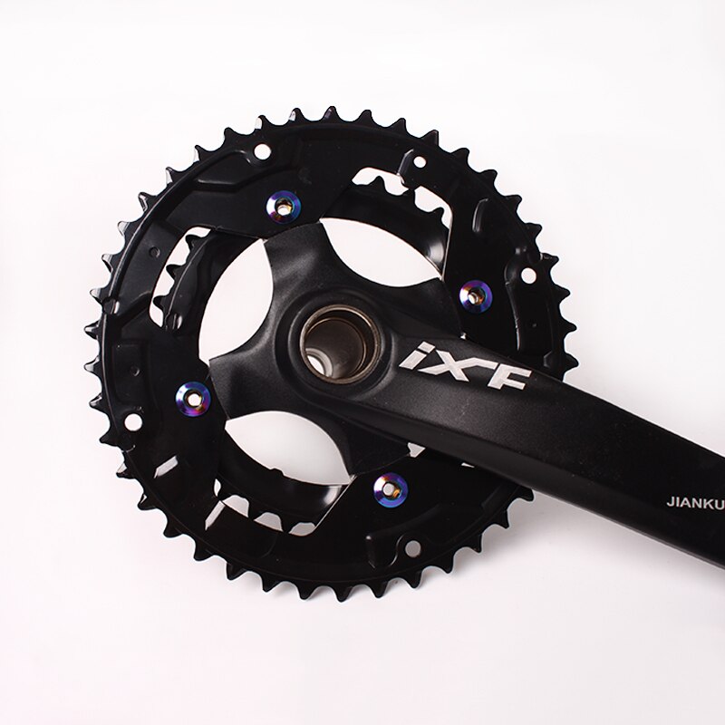 Krsec 4/5 stuks mtb kettingbladbouten 6.5 8.5mm enkele dubbele triple speed fiets kettingblad sliver crew mountainbike fiets crank