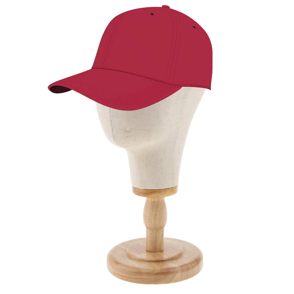 21 tommer kork lærred blok hoved mannequin manikin paryk fremstilling af hat display styling hoved med træ stativ beige
