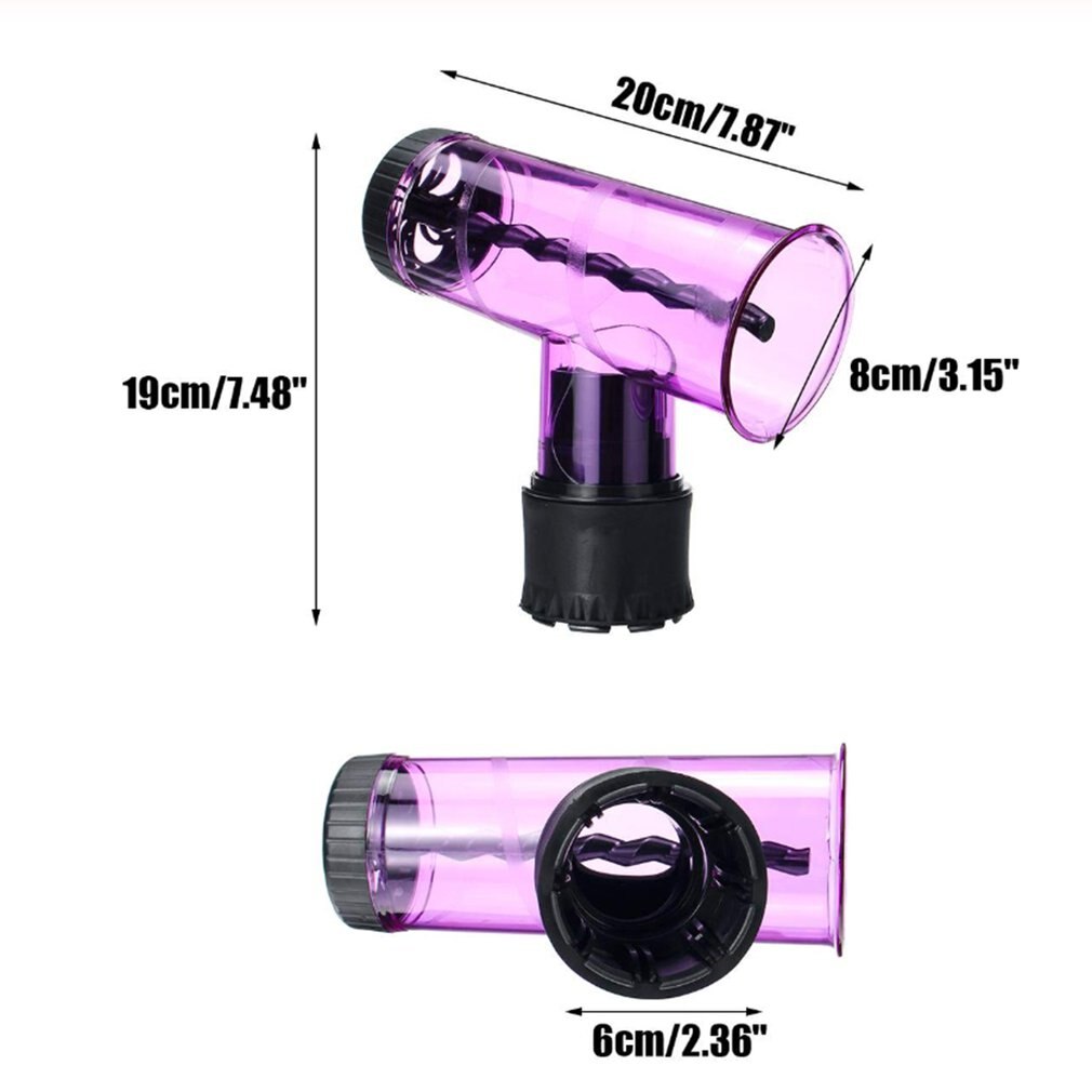 Hair Diffuser Salon Hair Roller Curler Dryer Magic Wind Spin Curl Hair Dryer Cover Roller Curler Diffuser