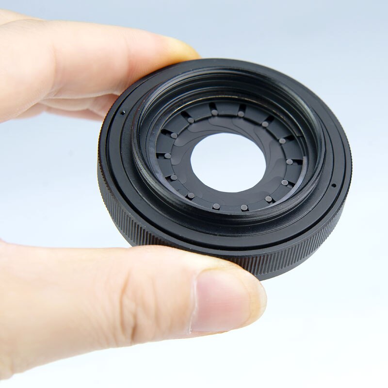 Blænde justerbar 1.5-29 mm iris membran  m42 to m42 kamera linse modul adapter ring