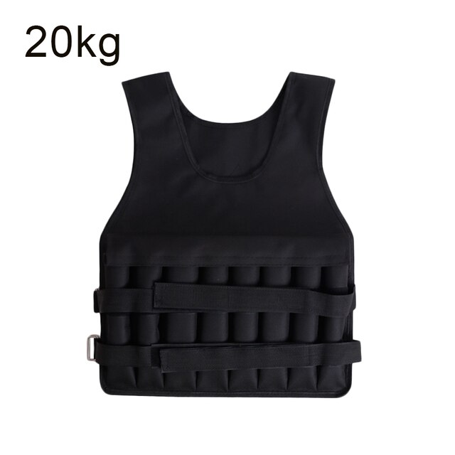 Weighted Vest, 50kg Load Training Vest, Adjustable Weighted Jacket for Running Training