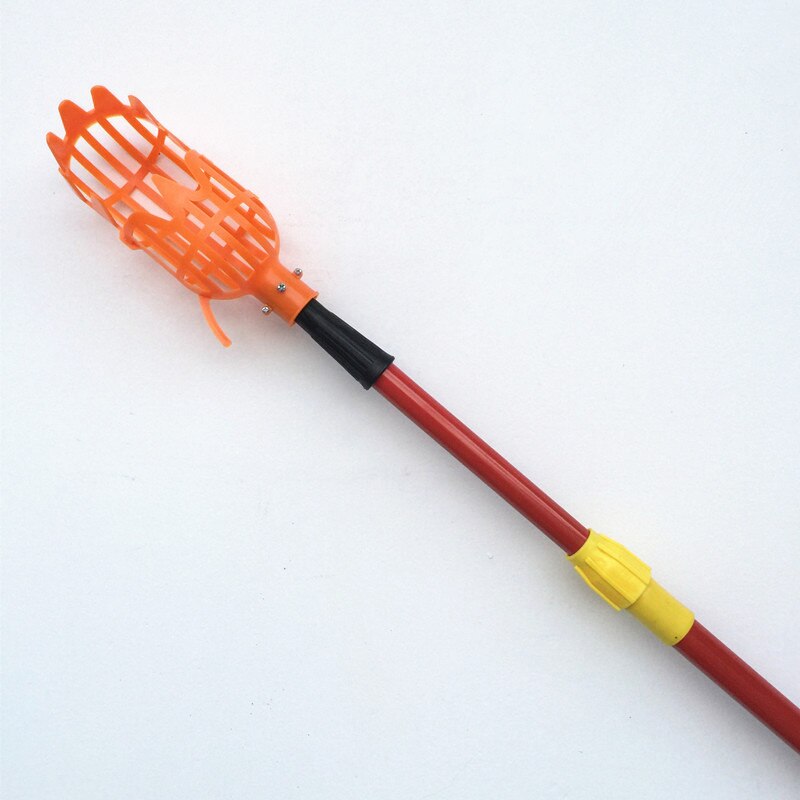 Recolector de frutas de altura alta, recolector de frutas sin poste, 1 unidad de plástico, herramienta de recolección de fruta sin poste para jardín