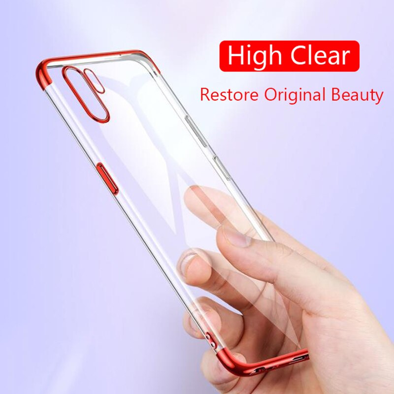 Lamorniea miękka TPU Case do Samsung Galaxy uwaga 10 poszycia miękkie czyste etui z TPU do Samsung Note 10 Plus Note10 Pro telefon przypadku