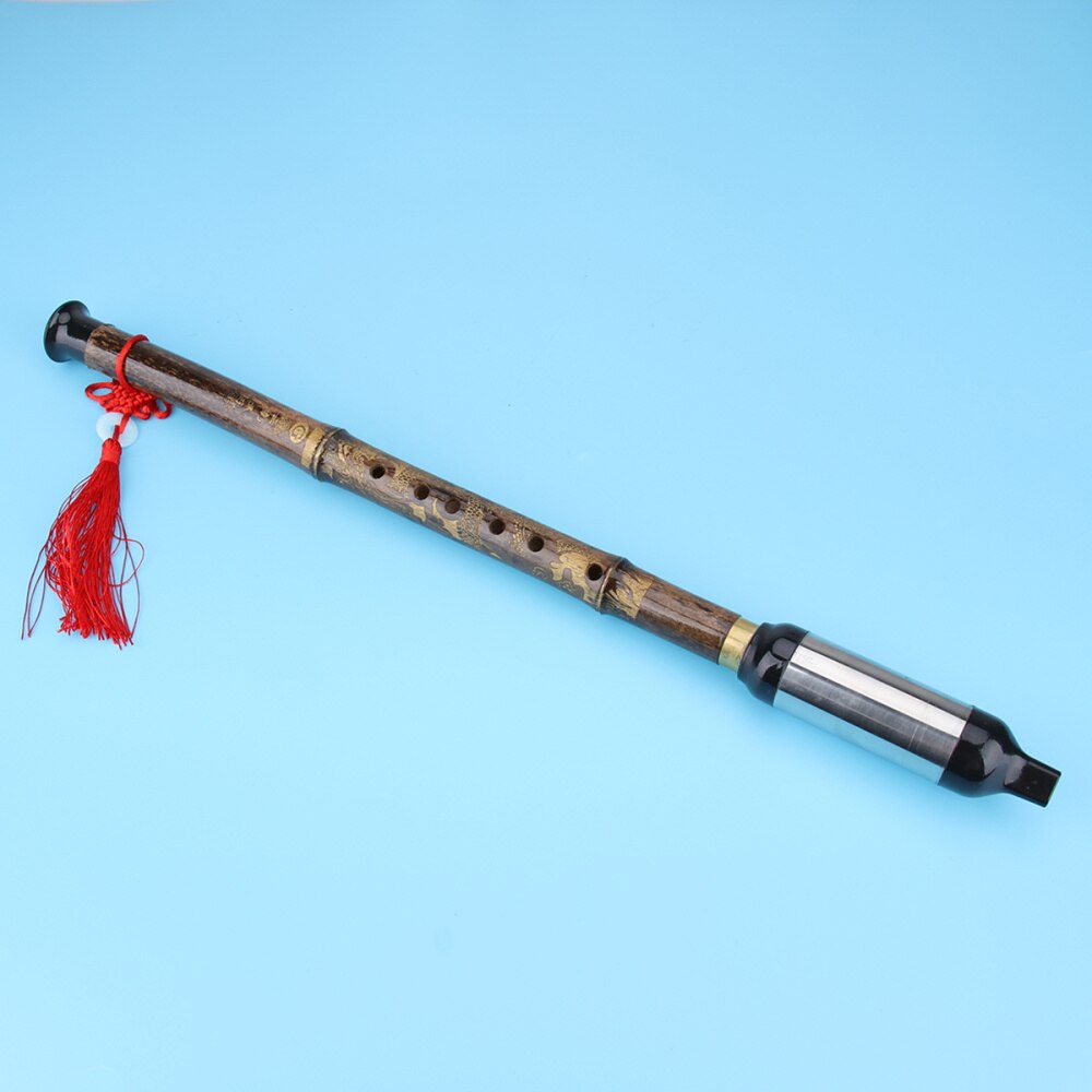 Traditional Dizi Flute - Purple Bamboo - G Key - 6 Holes - Chinese Musical Instrument: Default Title