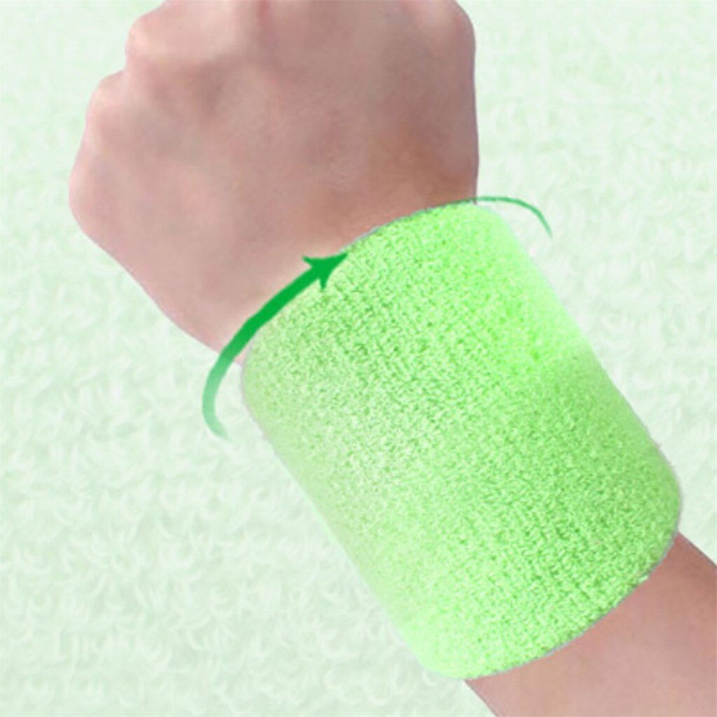 Cotton Wristbands Wrist Band Bands Sweatbands Sweat Band for Sport Tennis 5x8cm Badminton Brace Terry Cloth Sweat Band 8.5