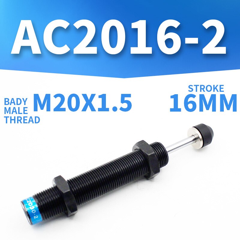 Iskunvaimennin hydraulinen  ac0806 ac1007 ac1008 ac1210 ac1410 ac1412 ac1416 ac2015 ac2016 -2 vaimennin vaimennussylinteri vakaa: Ac2016-2