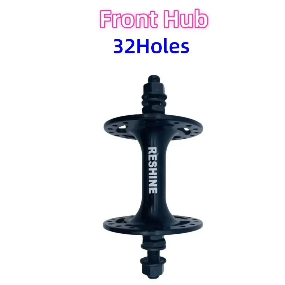 Mozzo bici a scatto fisso da 32/36 fori Mozzi bici da pista con cuscinetto asse da 3/8 "Mozzi bici da corsa a velocità singola 16/17/18t Ruota libera Fixie Parti di biciclette: giallo