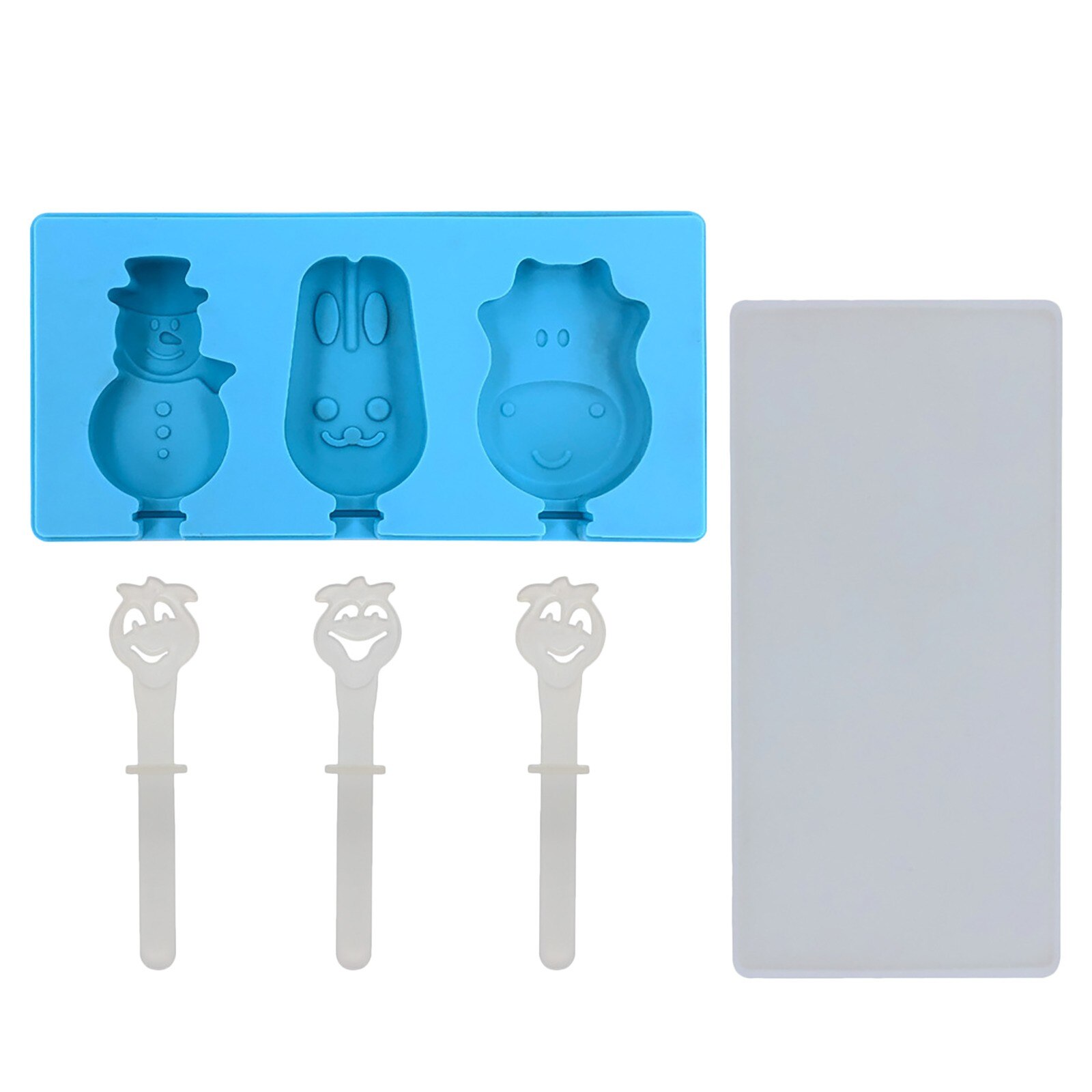 6 Cells Cute Fruit Ice Cream Mold DIY Popsicle Maker Tray Mould Summer Ice Cream Maker Frozen Ice Cube Box Making Tools