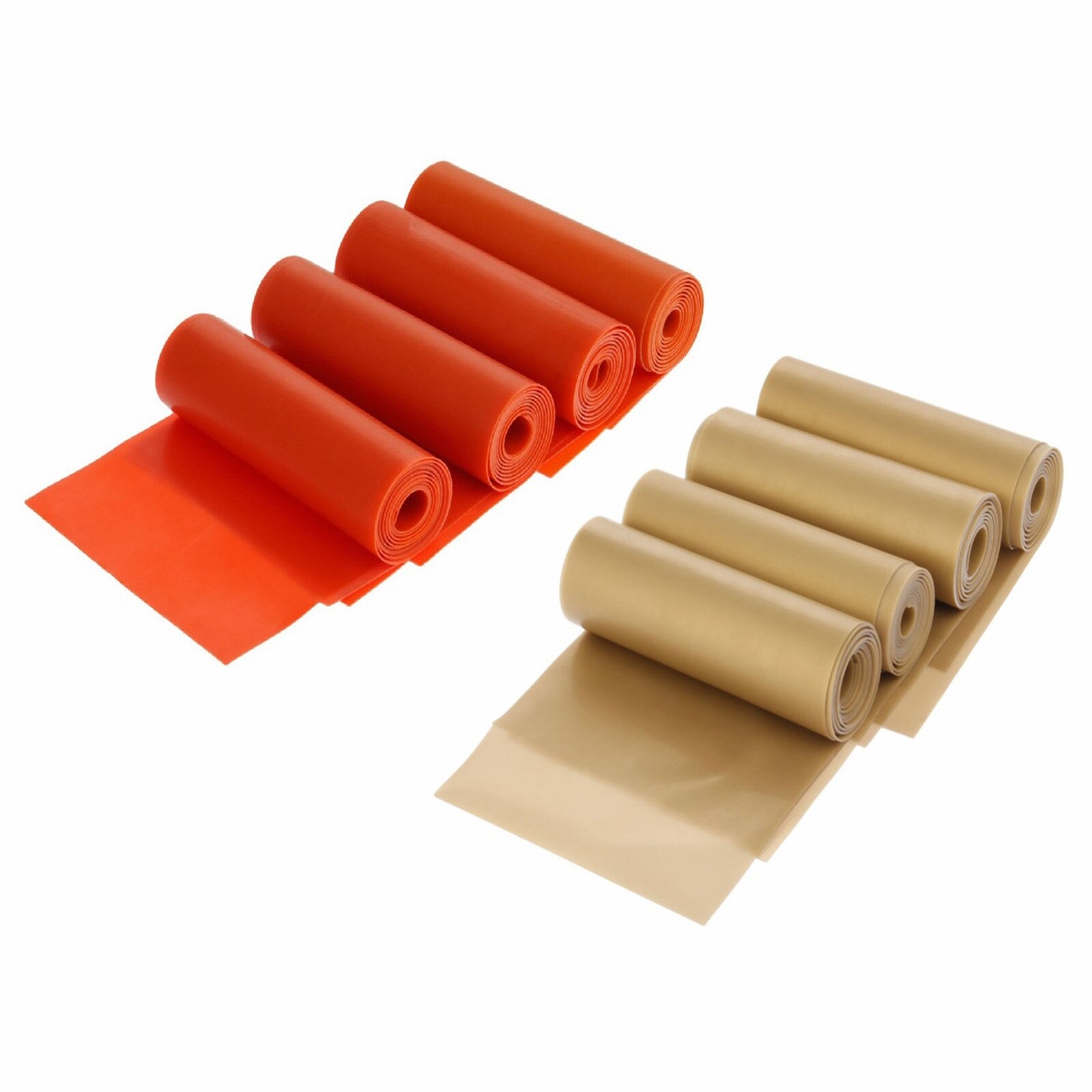 Fitness-dehnübungen, pilates, Yoga, widerstandsbänder, flaches elastisches gummiband, zuggürtel 0.65/0.7/0.75/0.8mm 100*15cm stärken