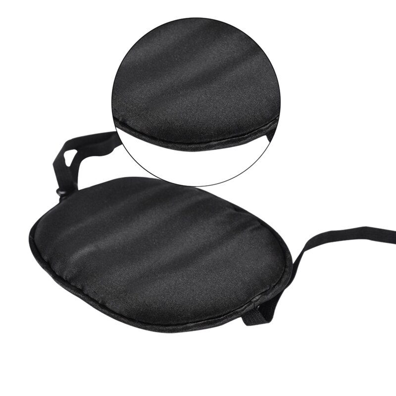 2 Pieces Silk Eye Patch Elastic Eye Patches Lazy Eye Patches for Adults Lazy Eye Amblyopia Strabismus, Black and Pink