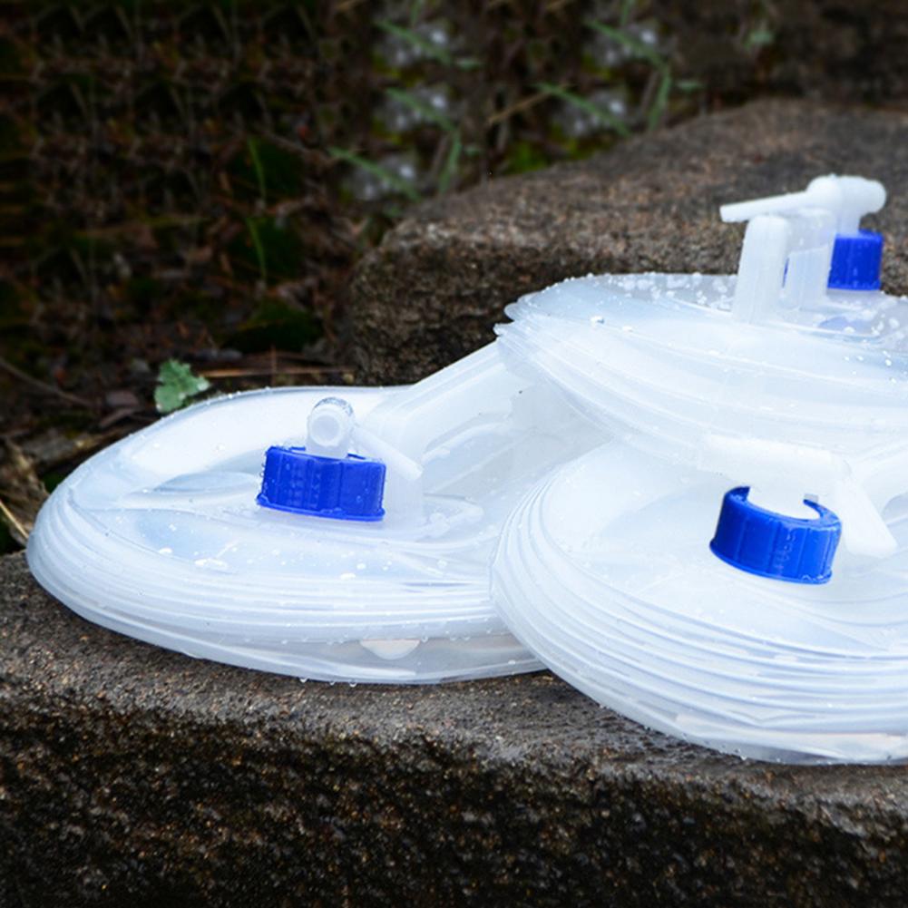 5/10/15L PE Car Bucket Car Self-driving Tour Portable Bucket Folding Container Suitable For Use At -20℃ To 80℃