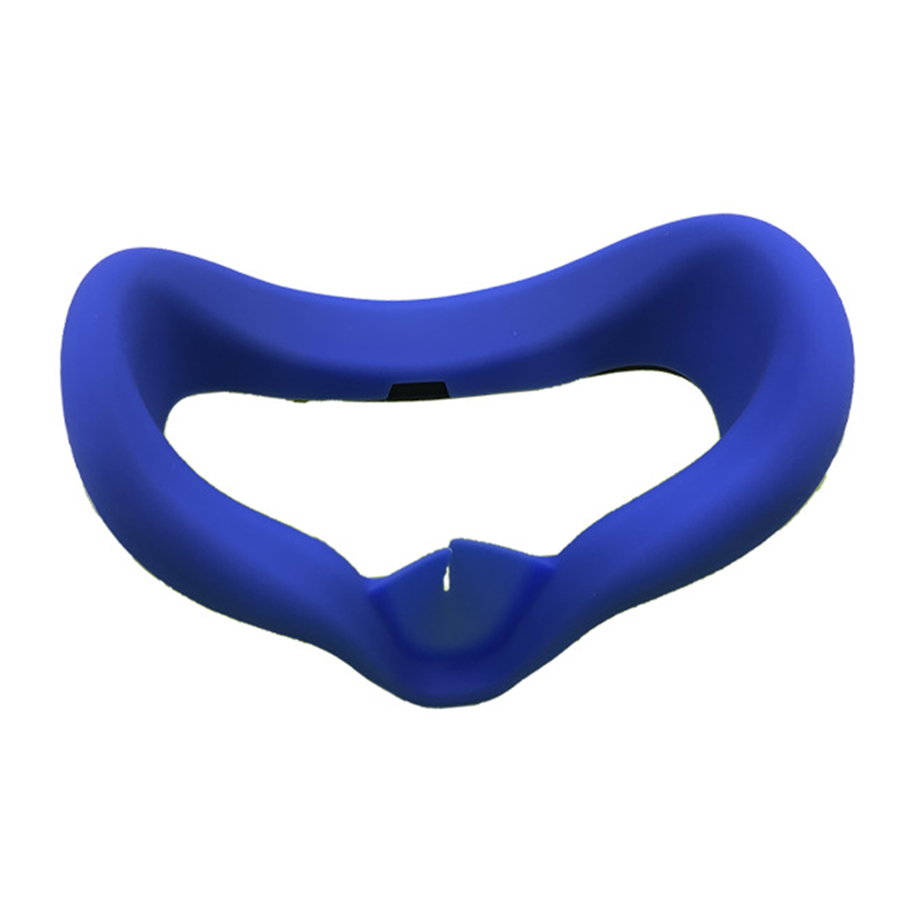 Couverture de masque d'oeil de Silicone pour Oculus Quest VR lunettes unisexe Anti-sueur Anti-fuite lumière bloquant le remplacement de protection de couverture d'oeil de visage: Bleu