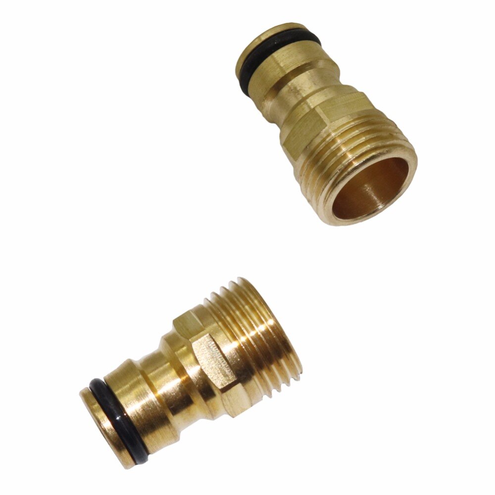 5 Pcs Quick Connector Garden Irrigation Connectors Full copper material 1/2 inch Threaded joints