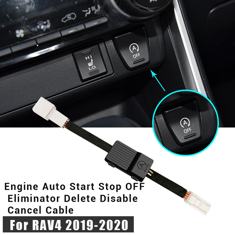 Auto Automatische Stop Start Engine Off Apparaat Eliminator Uitschakelen Plug Smart Stop Annuleren Kabel Voor Toyota RAV4 XA50 19-20: Default Title