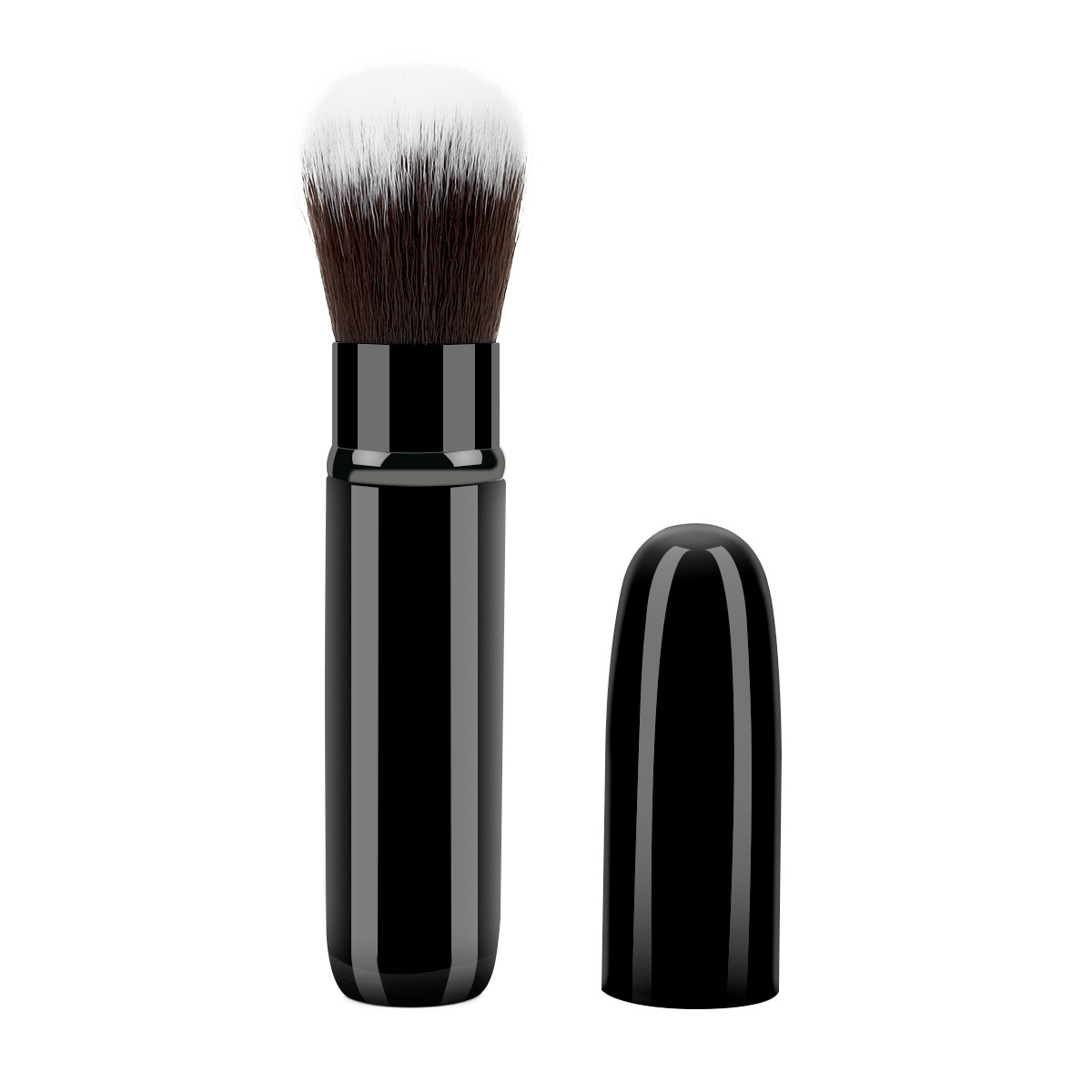 Pro Retractable Soft Makeup Brush Cosmetic Adjustable Face Powder Brush Kabuki Brush: MULTI