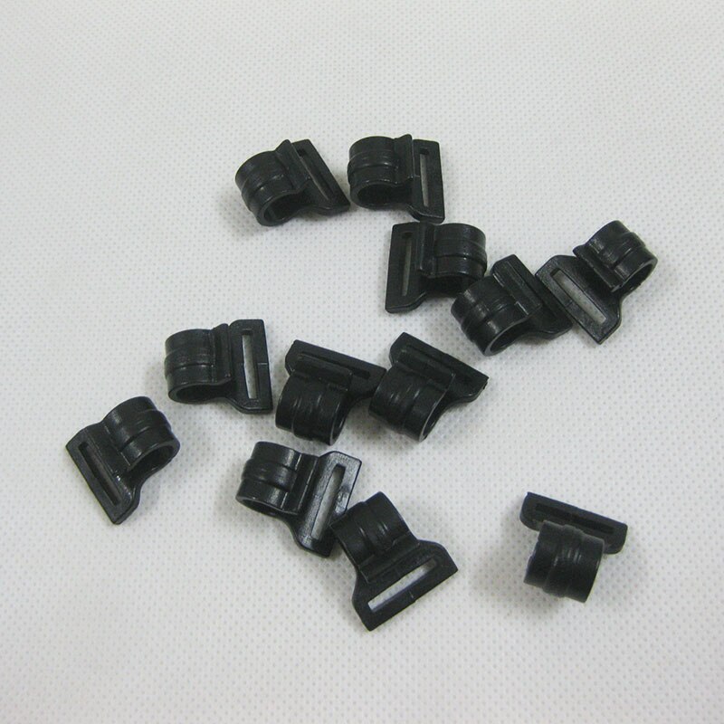 9mm inner diameter plastic camping tent pole hook 12 pieces/pack