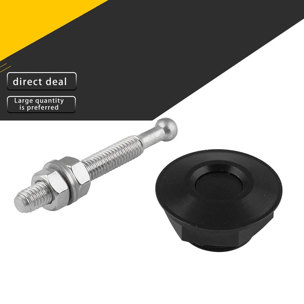 1 Set Universal Car Latches Push Button Latch Quick Release Mini Hood Car Lock Retainer Set Quick Release Hood Bumper Latch