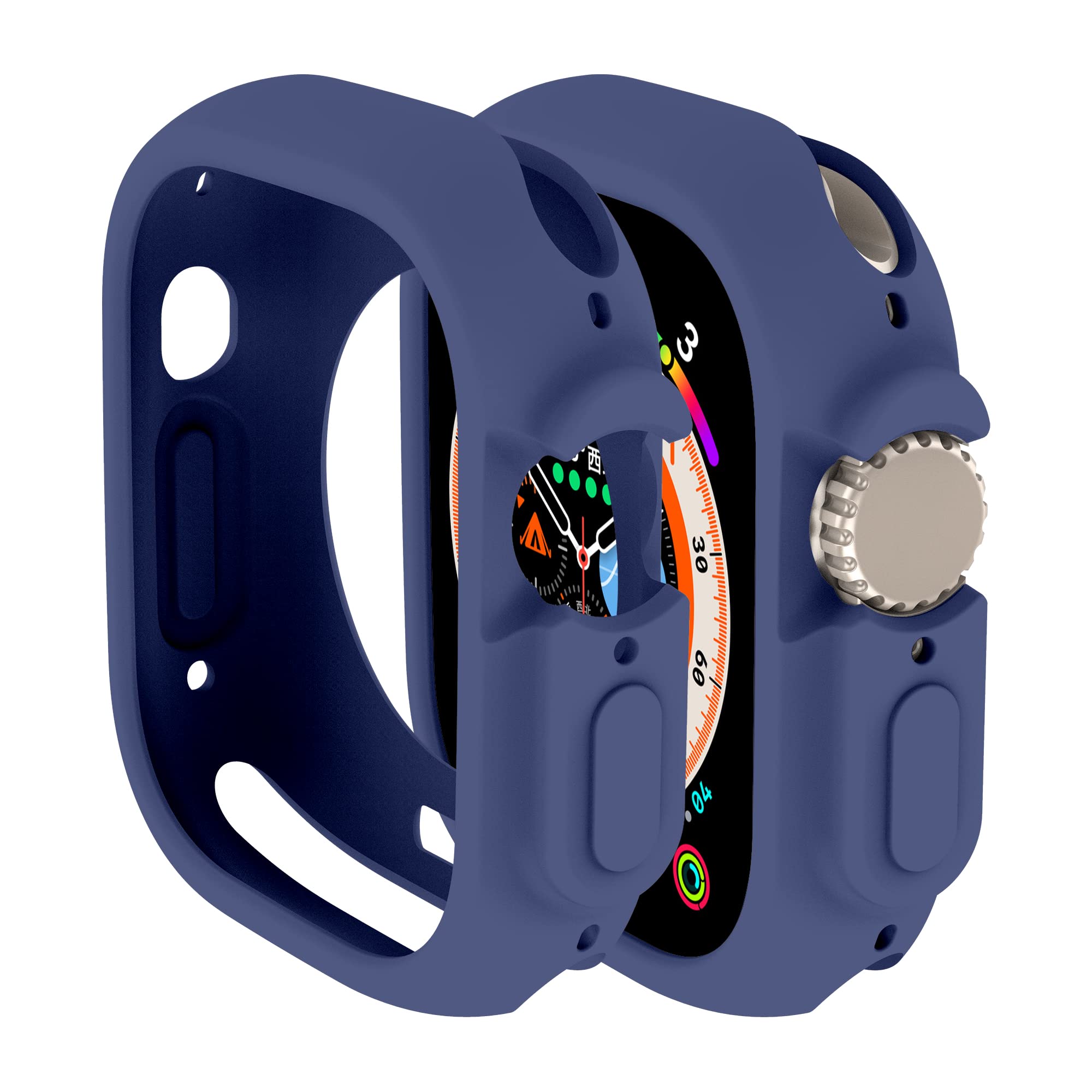 Deksel til eple se ultra 49mm smartklokke beskyttende tpu silikonbeskytter støtfanger tilbehør iwatch serie ultra 49 mm deksel: P27/613 #