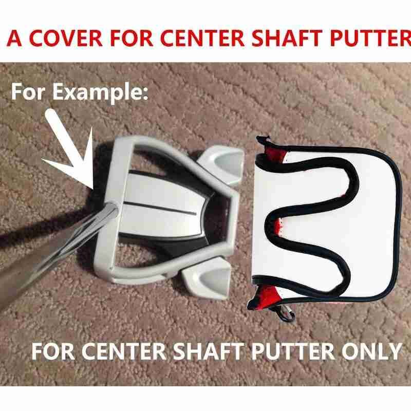 1 Pcs/Set Square Mallet Putter Cover Golf Headcover sleeve Cover protection Club Head Protector Headcover Cue X4T0