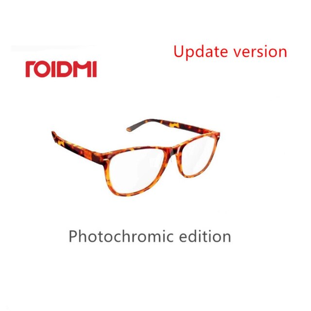 Xiaomi-gafas protectoras Mijia ROIDMI B1, lentes fotocromáticas antirayos azules, Protector ocular de vidrio desmontable para jugar, deporte, teléfono/PC W1: B1 dot Coffee
