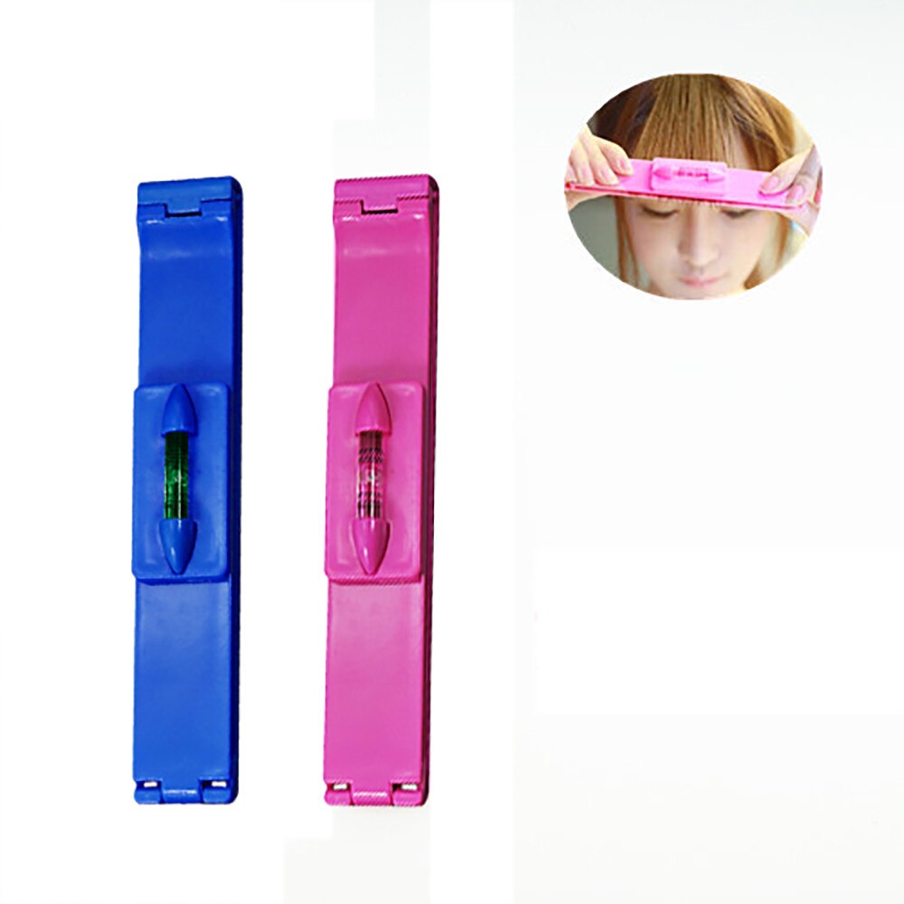 Diy Vrouwen Haar Mode Beauty Clipper Fringe Professionele Pony Haar Snijden Niveau Gids Voor Lagen Kapsel Trim Ruler Tool