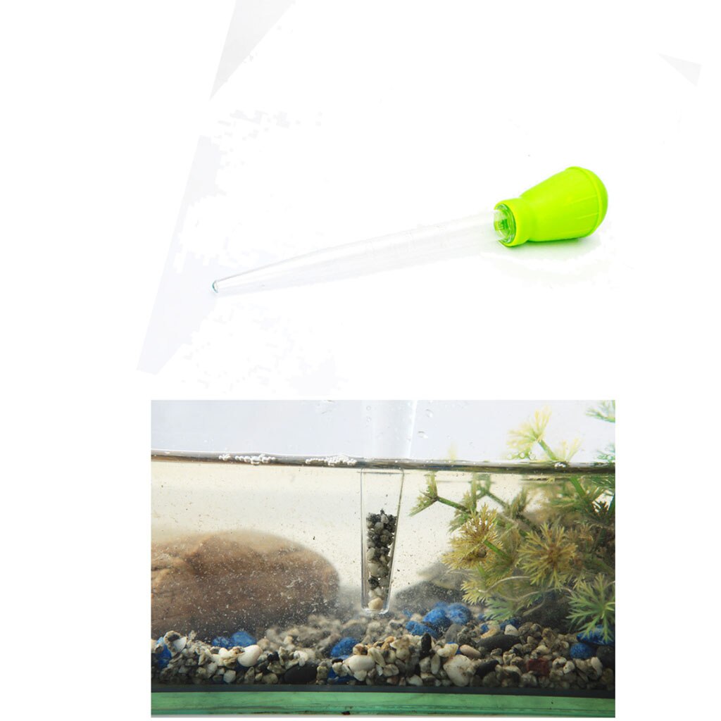 50Ml Handleiding Aquarium Aquarium Dropper Schoonmaken Pipet Te Gebruiken 5 Schalen: Green